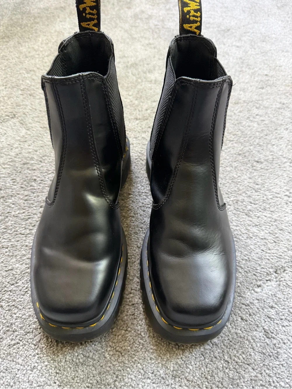 Size 7 Mens 8 Womens - Dr. Martens 2976 Bex Squared Chelsea boots